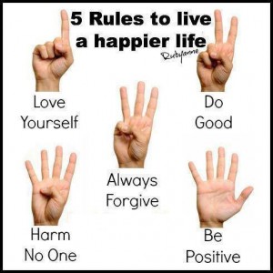 5 rules to happier life