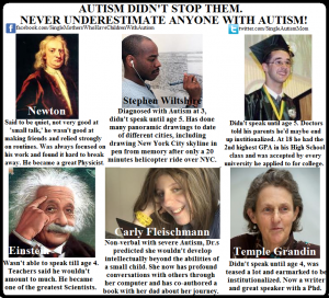 autism great people