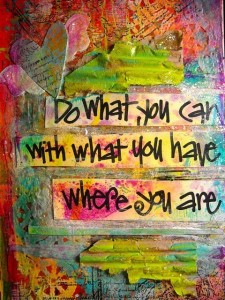 do what you can