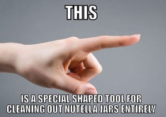 Nutella cleaning