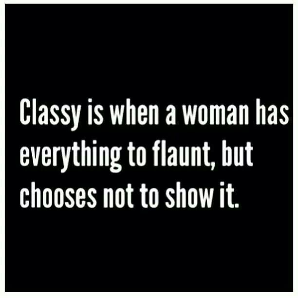 classy woman