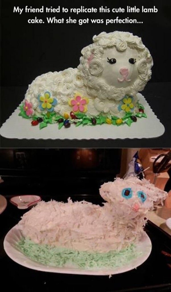 irony - lamb cake