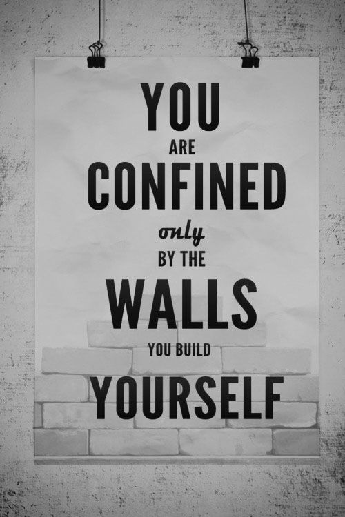 you are confined