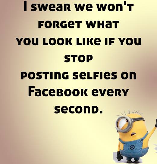 stop posting selfies