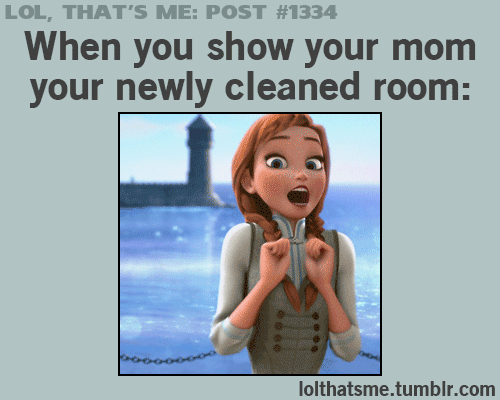 showing tidy room