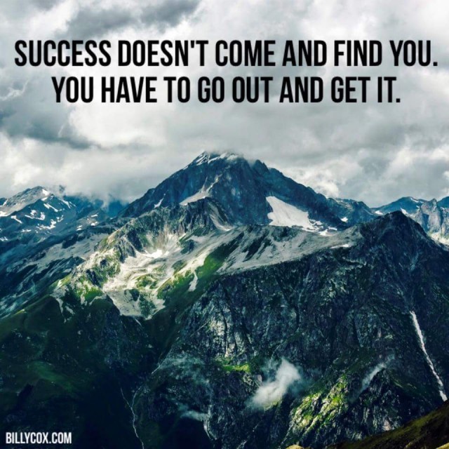 success go and get it