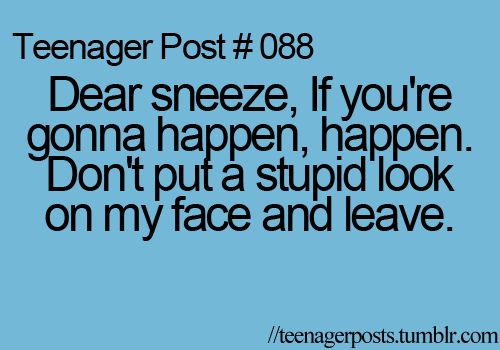 dear sneeze