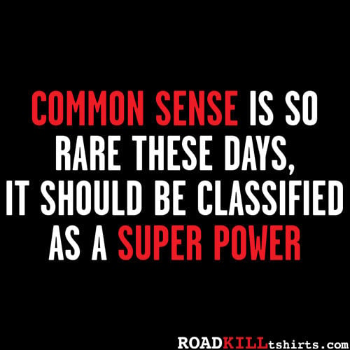 common sense so rare