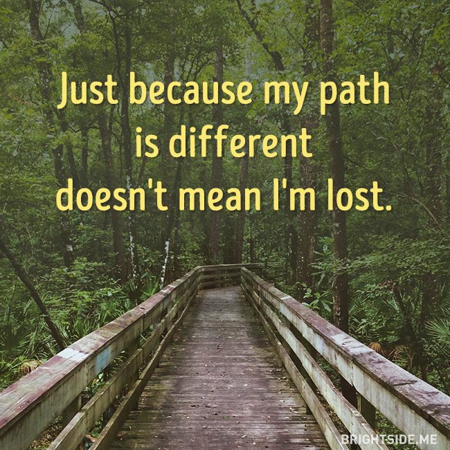 my path different